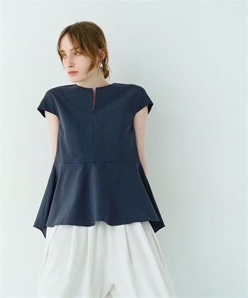 N.O.R.C ウォッシャブルペプラムブラウス【CLEAN MOTION】_subthumb_2