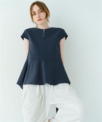 N.O.R.C ウォッシャブルペプラムブラウス【CLEAN MOTION】_subthumb_5