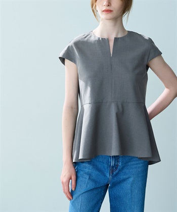 N.O.R.C ウォッシャブルペプラムブラウス【CLEAN MOTION】_subthumb_8