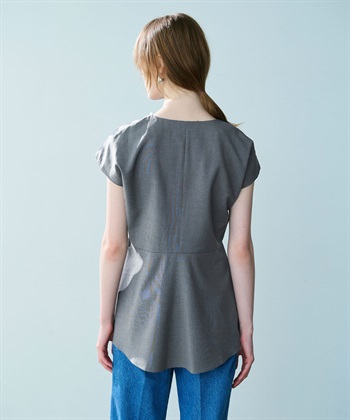 N.O.R.C ウォッシャブルペプラムブラウス【CLEAN MOTION】_subthumb_11