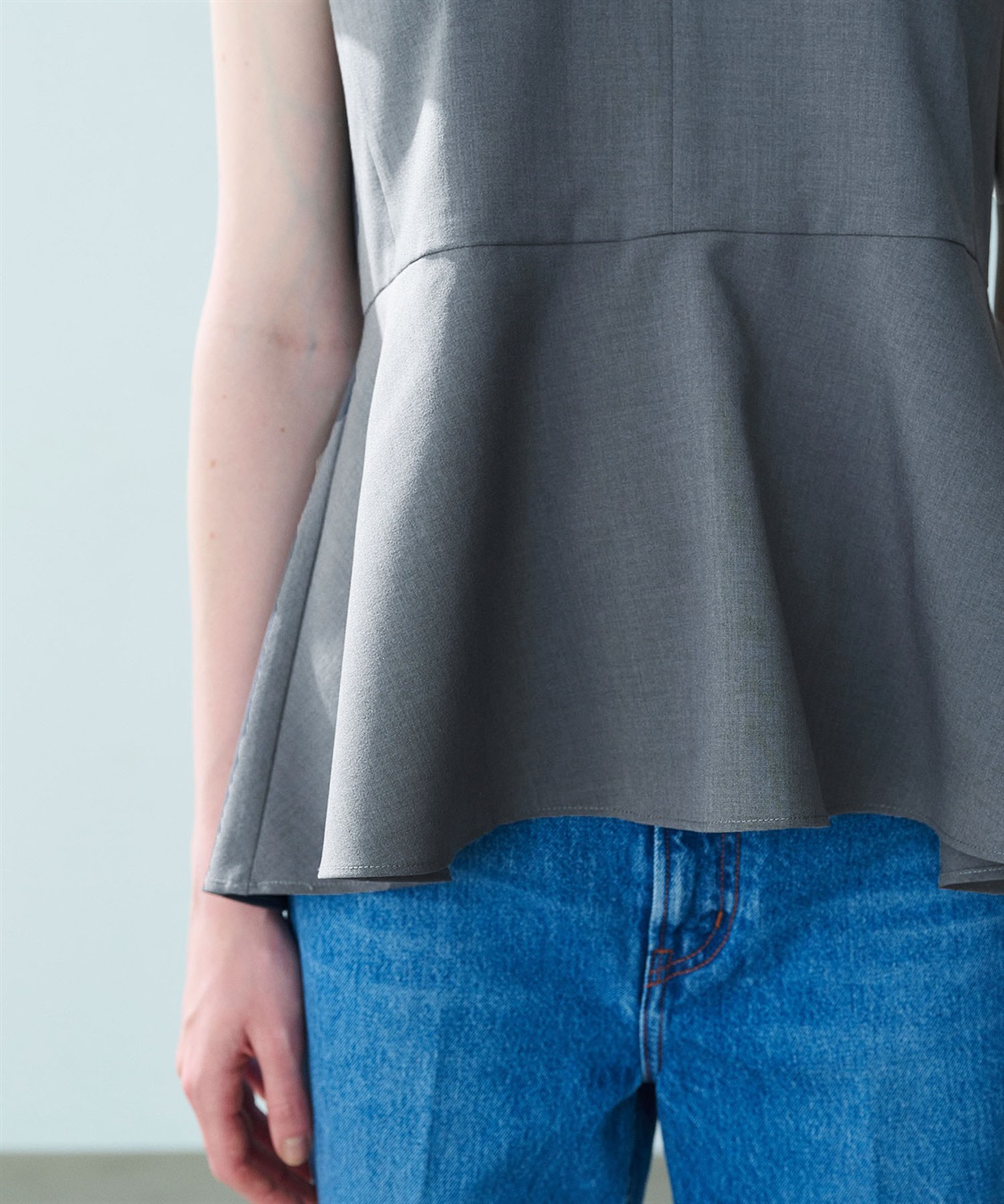 N.O.R.C ウォッシャブルペプラムブラウス【CLEAN MOTION】_sub_13