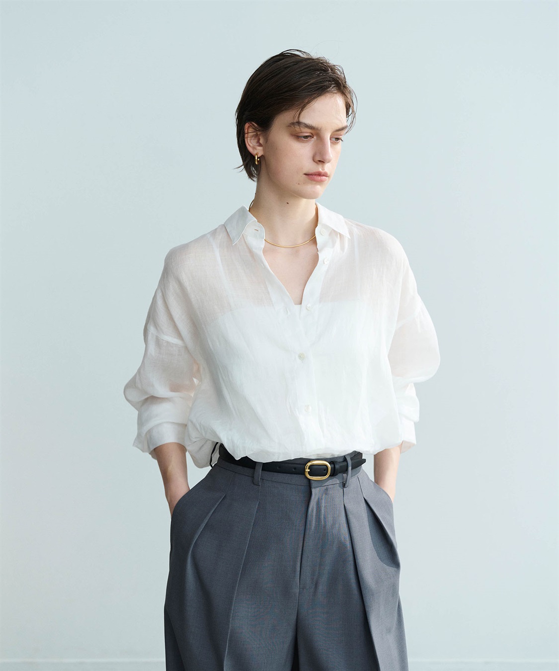 N.O.R.C 麻シアーシャツ_sub_3