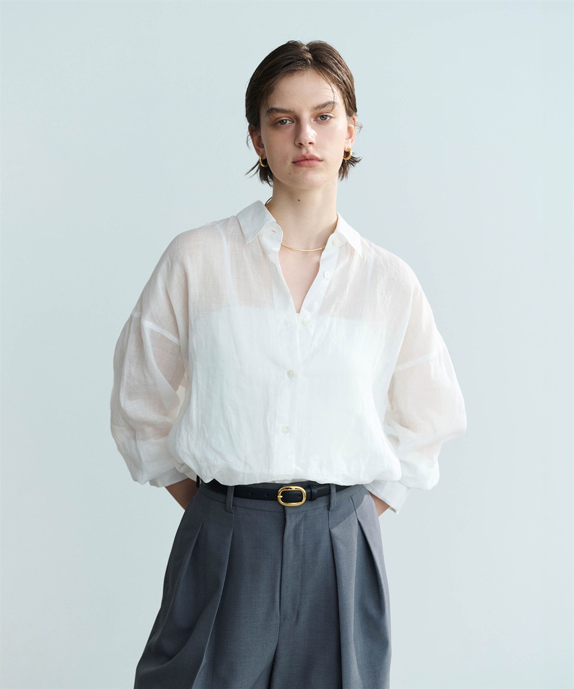 N.O.R.C 麻シアーシャツ_sub_4