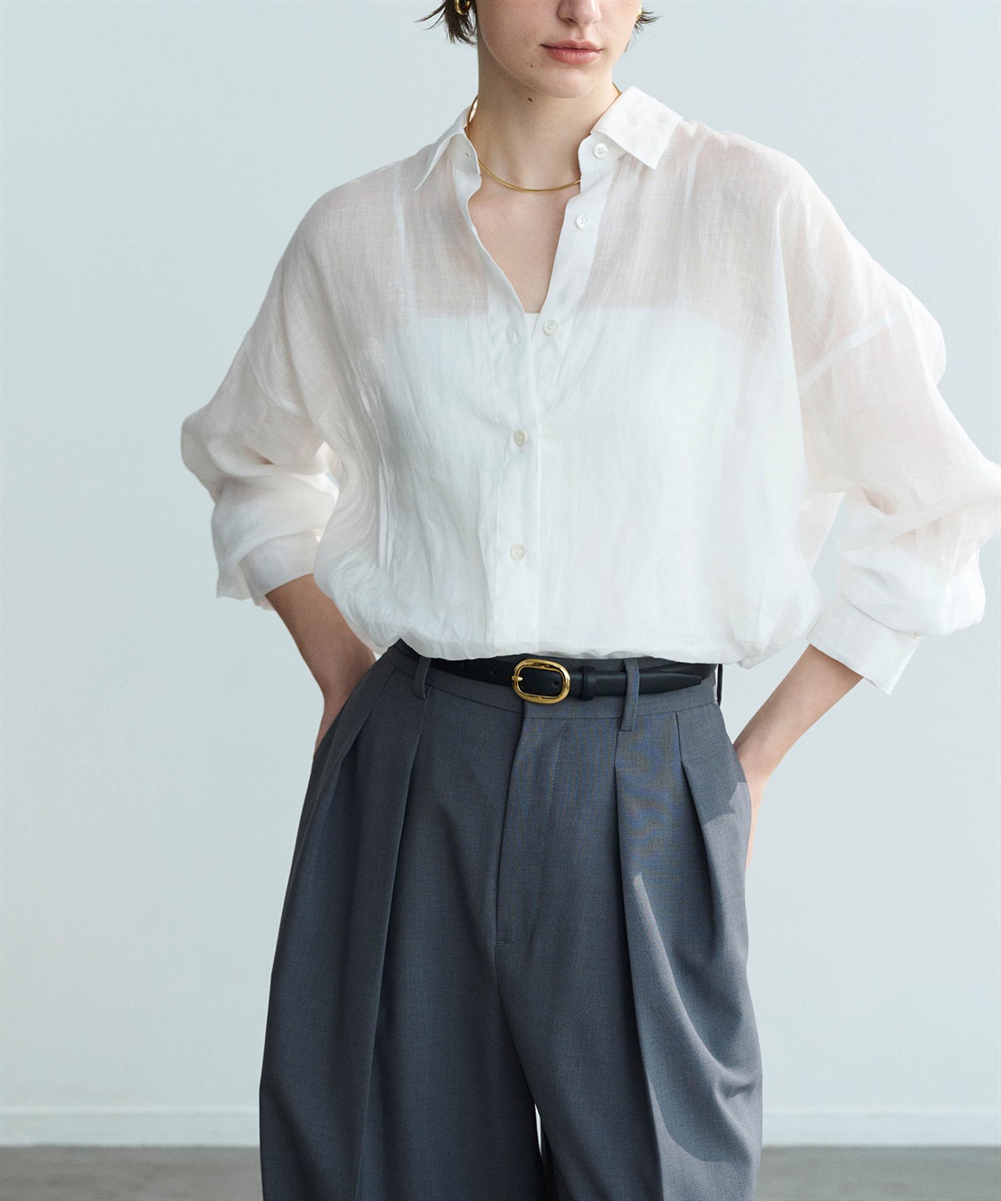 N.O.R.C 麻シアーシャツ_sub_5