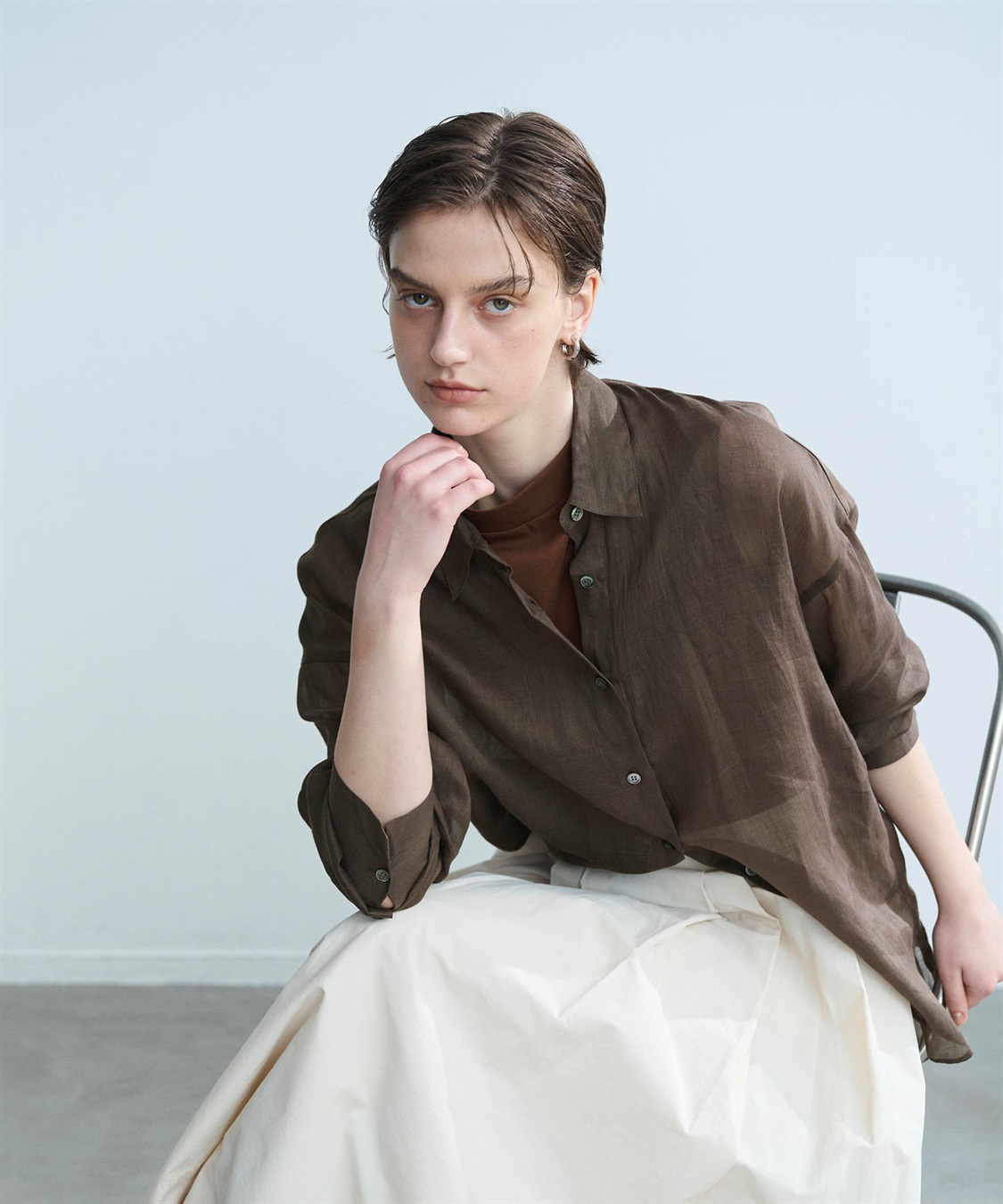 N.O.R.C 麻シアーシャツ_sub_14