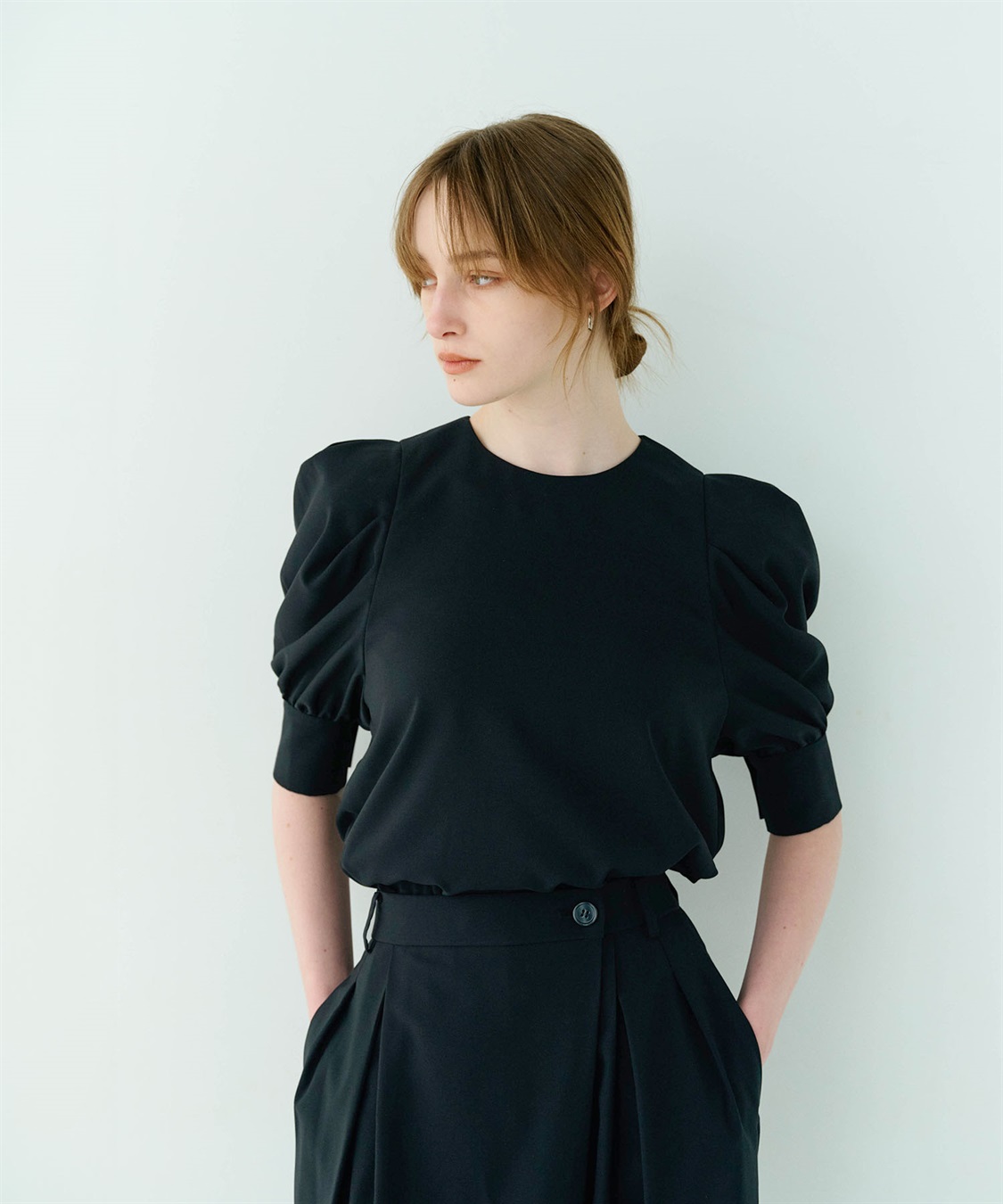 N.O.R.C タックフォルムブラウス【DRY COMFORTABLE】_sub_2