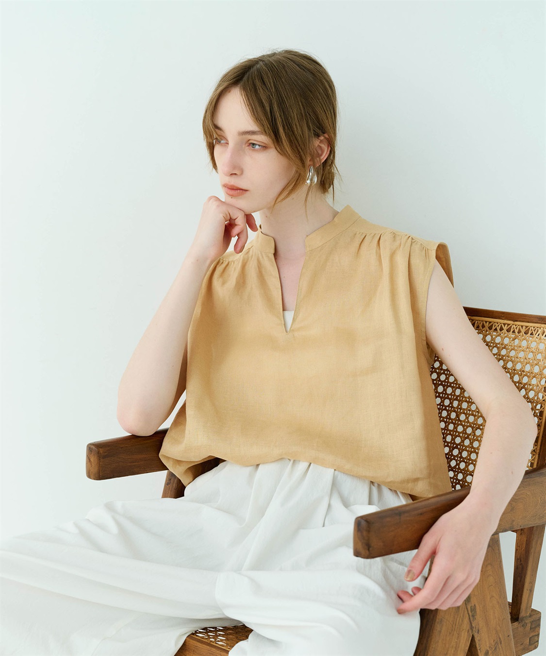 N.O.R.C リネンスキッパーブラウス_sub_8