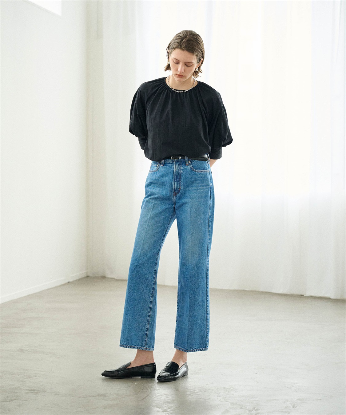 N.O.R.C 撥水ギャザータックブラウス【NYLON WATER PROOF】_sub_3