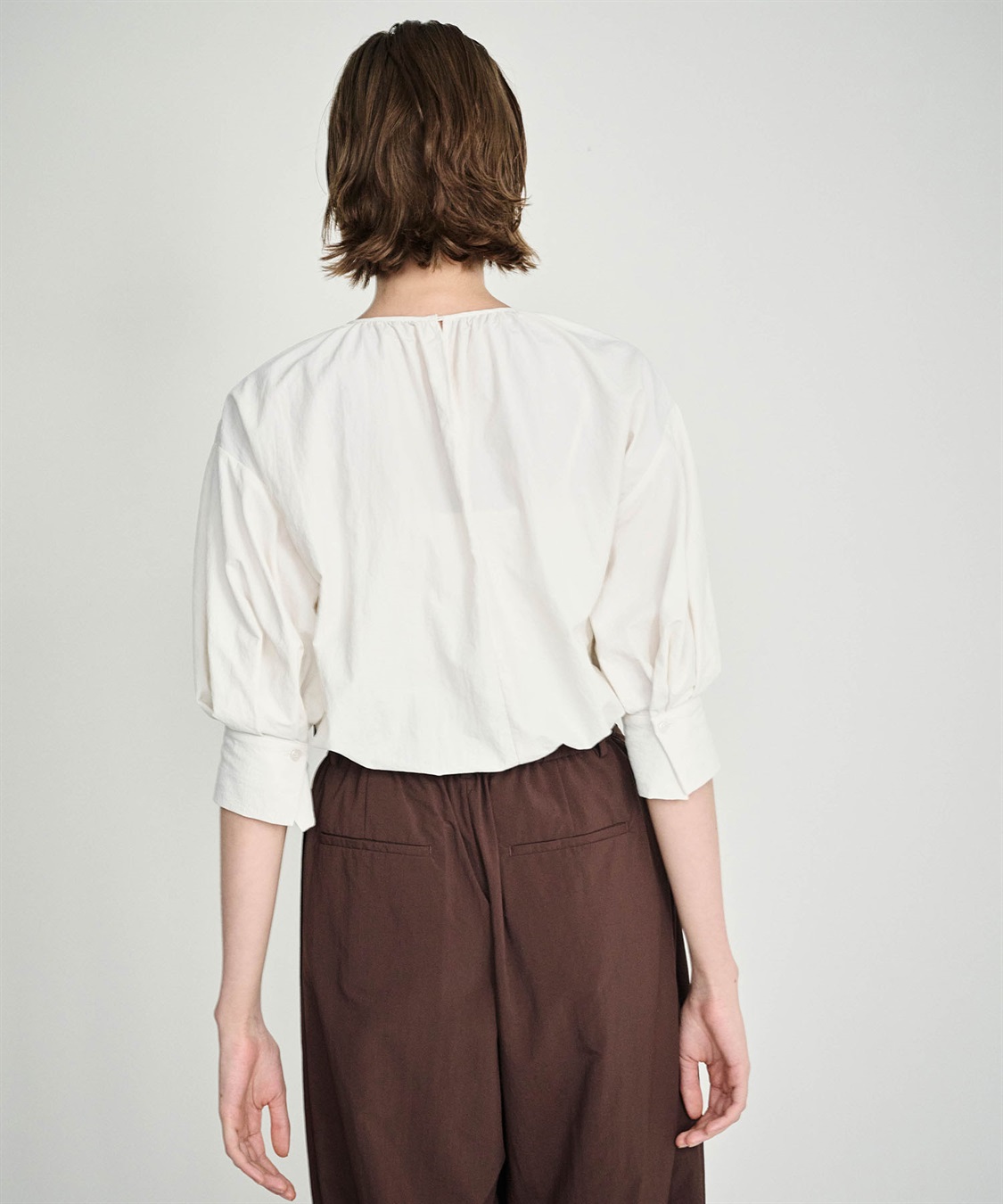 N.O.R.C 撥水ギャザータックブラウス【NYLON WATER PROOF】_sub_10