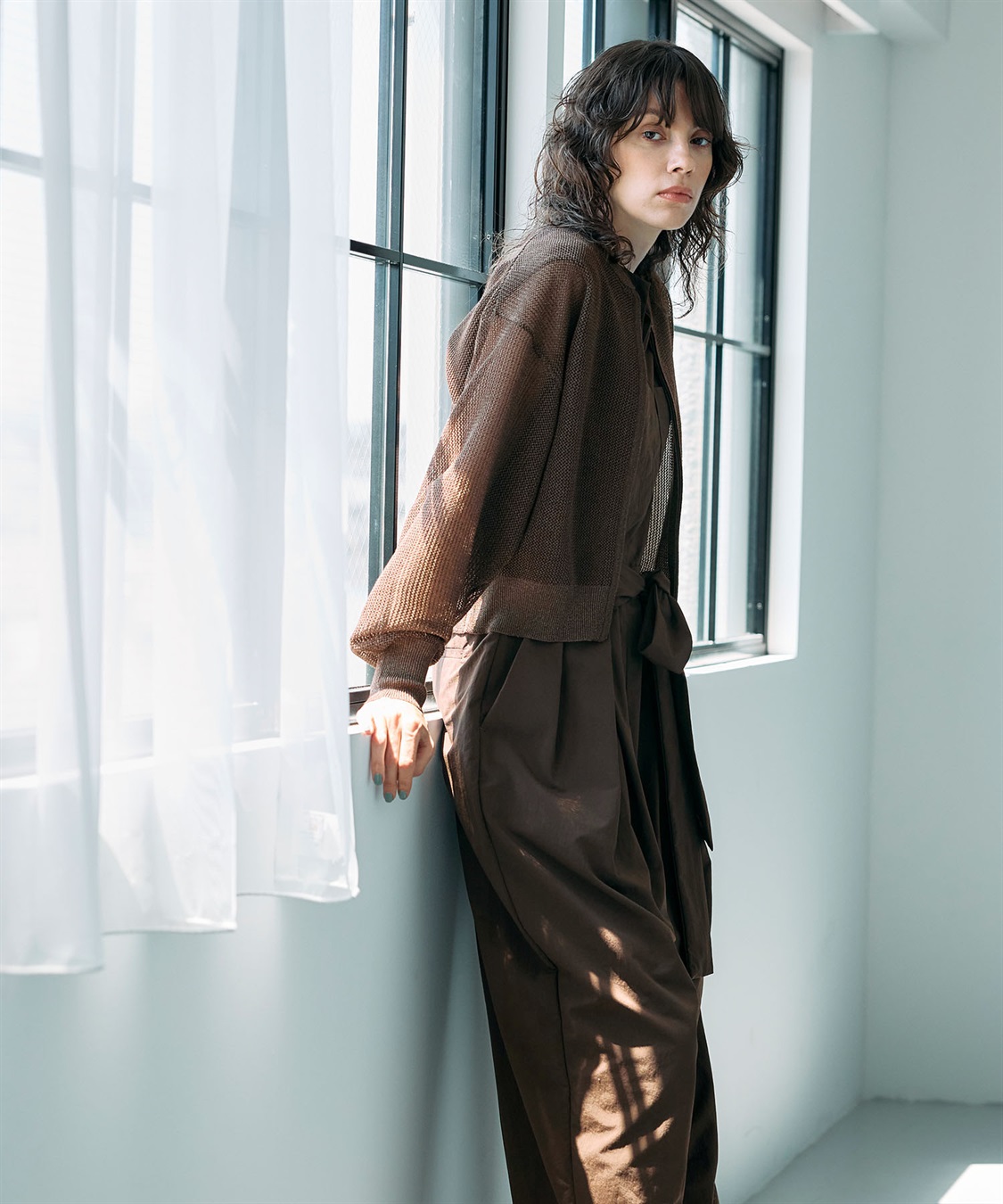 N.O.R.C メッシュニットブルゾン_sub_14