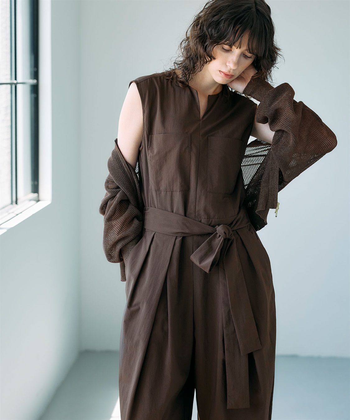 N.O.R.C メッシュニットブルゾン_sub_16