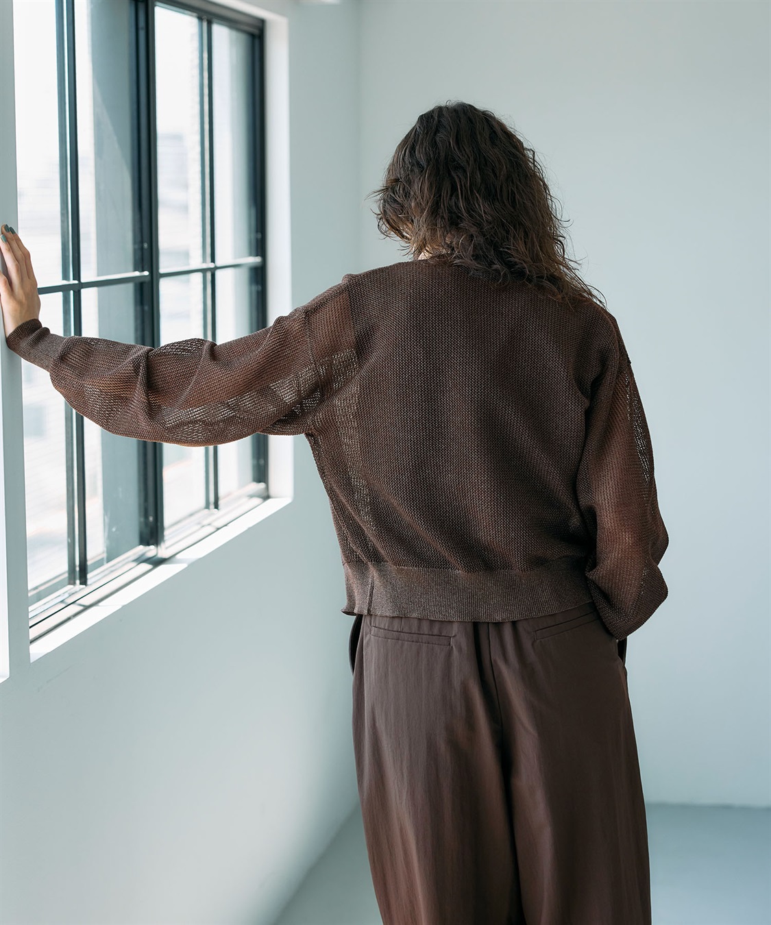 N.O.R.C メッシュニットブルゾン_sub_19