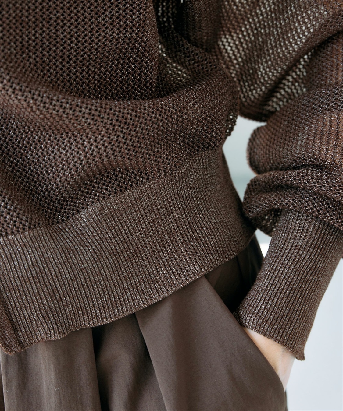 N.O.R.C メッシュニットブルゾン_sub_22