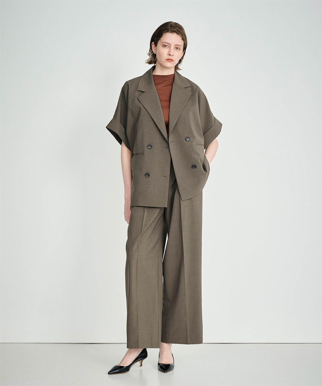 N.O.R.C ウォッシャブルテーラードハーフスリーブジャケット【CLEAN MOTION】_sub_8