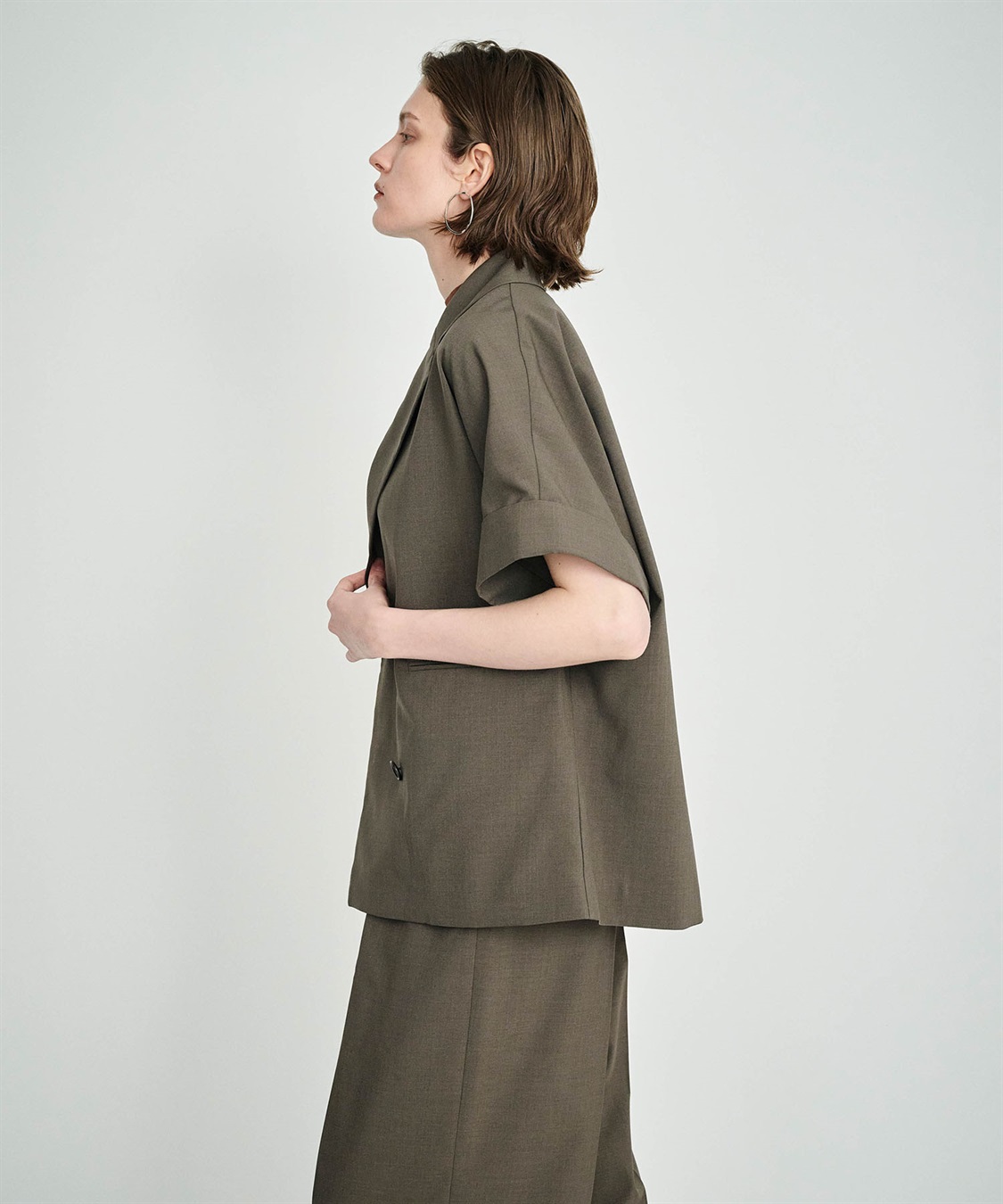 N.O.R.C ウォッシャブルテーラードハーフスリーブジャケット【CLEAN MOTION】_sub_9