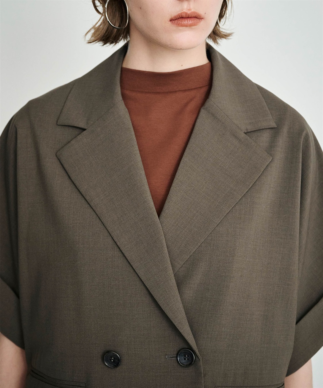 N.O.R.C ウォッシャブルテーラードハーフスリーブジャケット【CLEAN MOTION】_sub_11