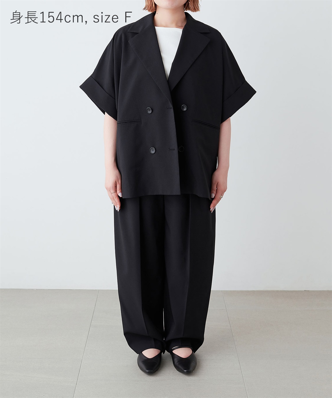 N.O.R.C ウォッシャブルテーラードハーフスリーブジャケット【CLEAN MOTION】_sub_15