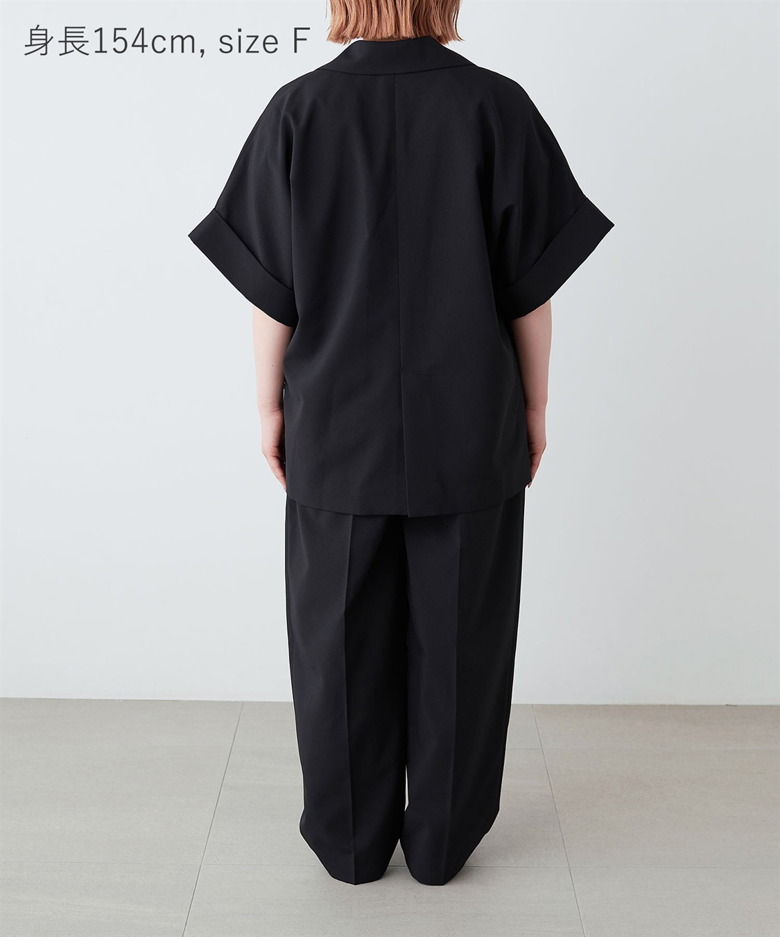 N.O.R.C ウォッシャブルテーラードハーフスリーブジャケット【CLEAN MOTION】_sub_16