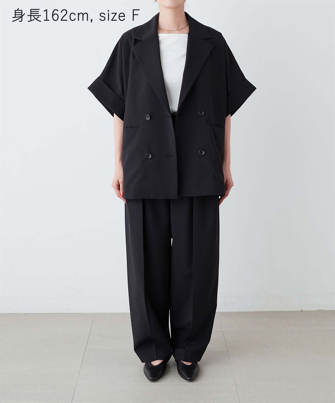 N.O.R.C ウォッシャブルテーラードハーフスリーブジャケット【CLEAN MOTION】_sub_17