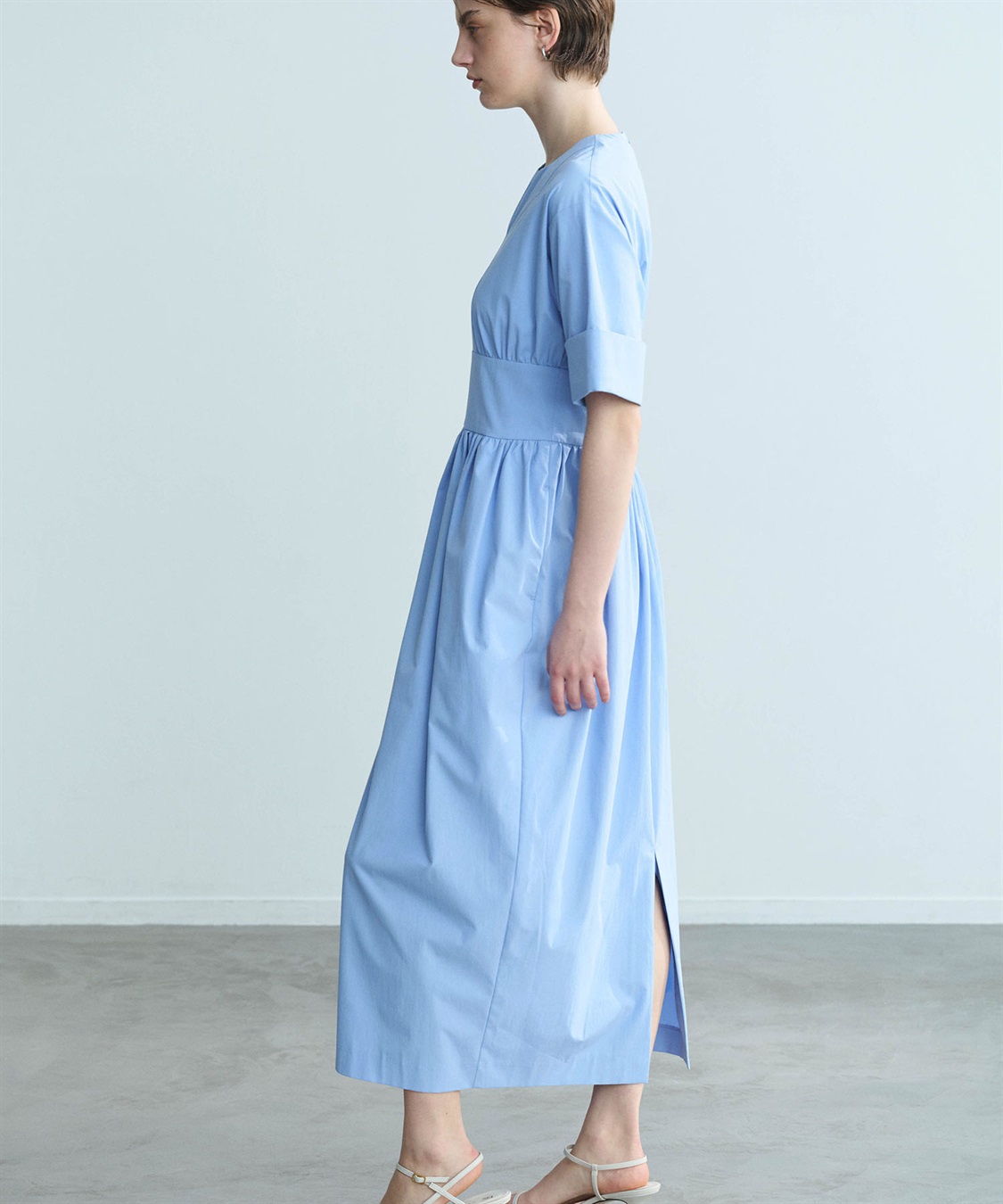 N.O.R.C ソフトタイプライターコクーンワンピース【COOL MOTION】_sub_3