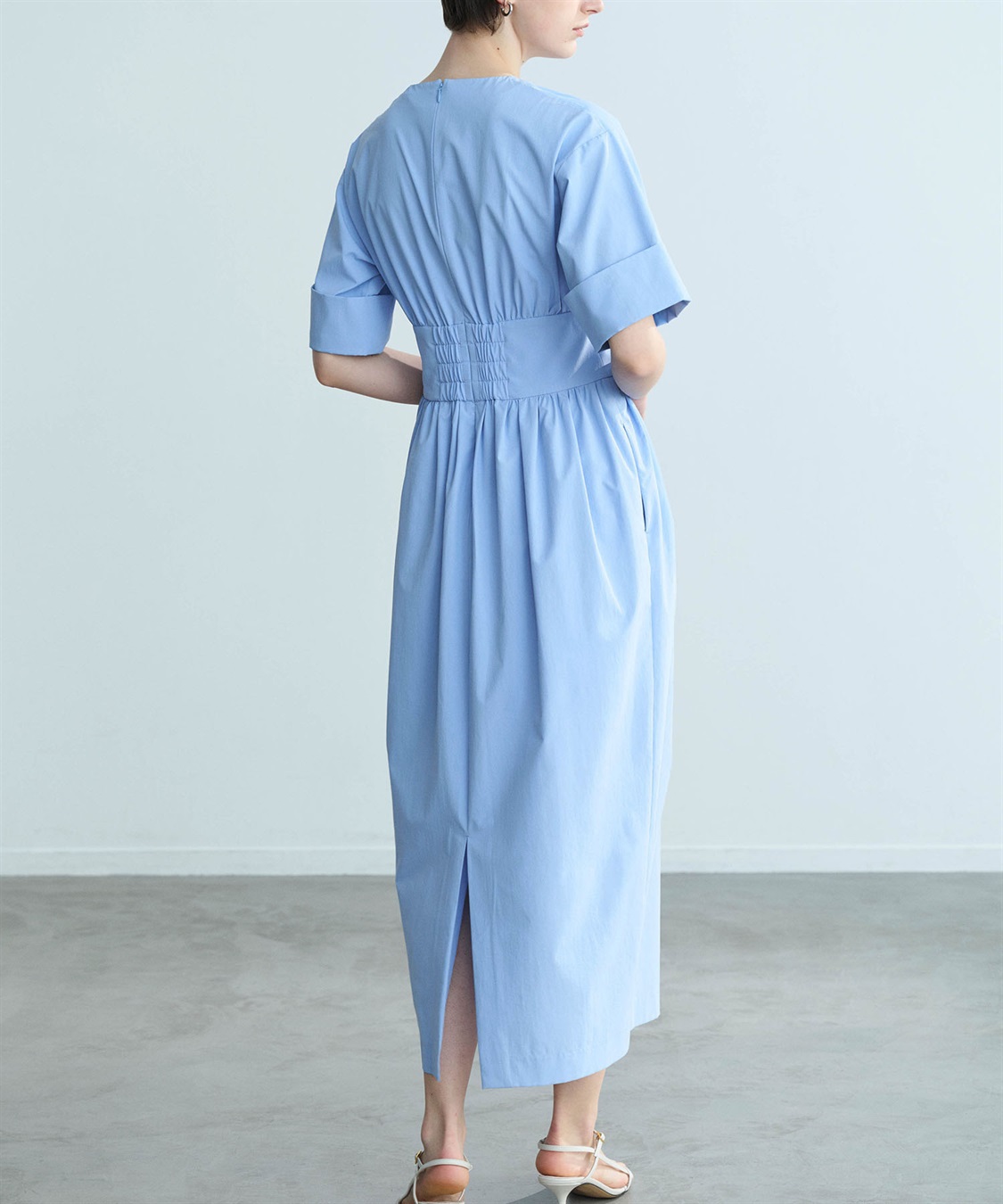 N.O.R.C ソフトタイプライターコクーンワンピース【COOL MOTION】_sub_4