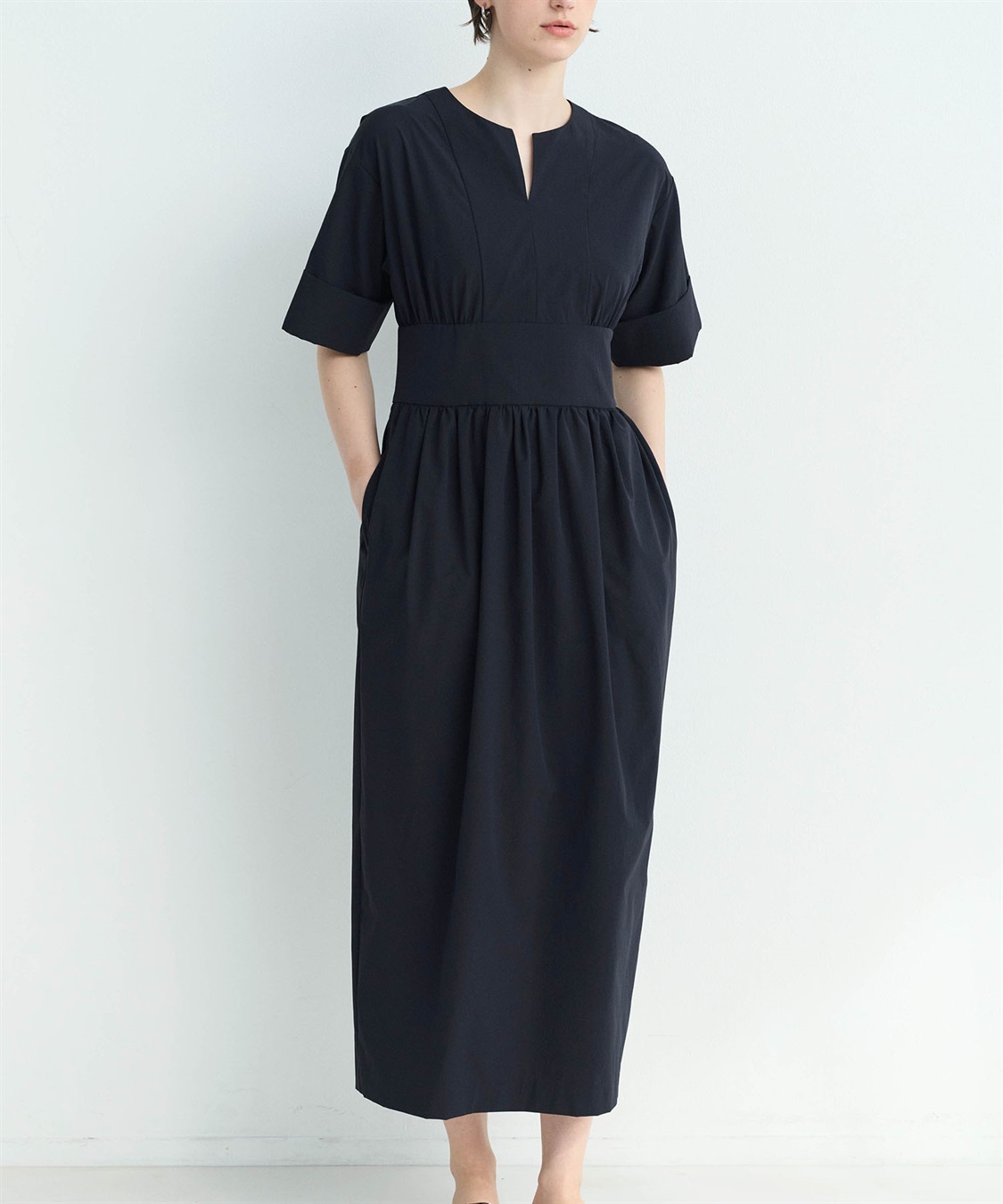 N.O.R.C ソフトタイプライターコクーンワンピース【COOL MOTION】_sub_9