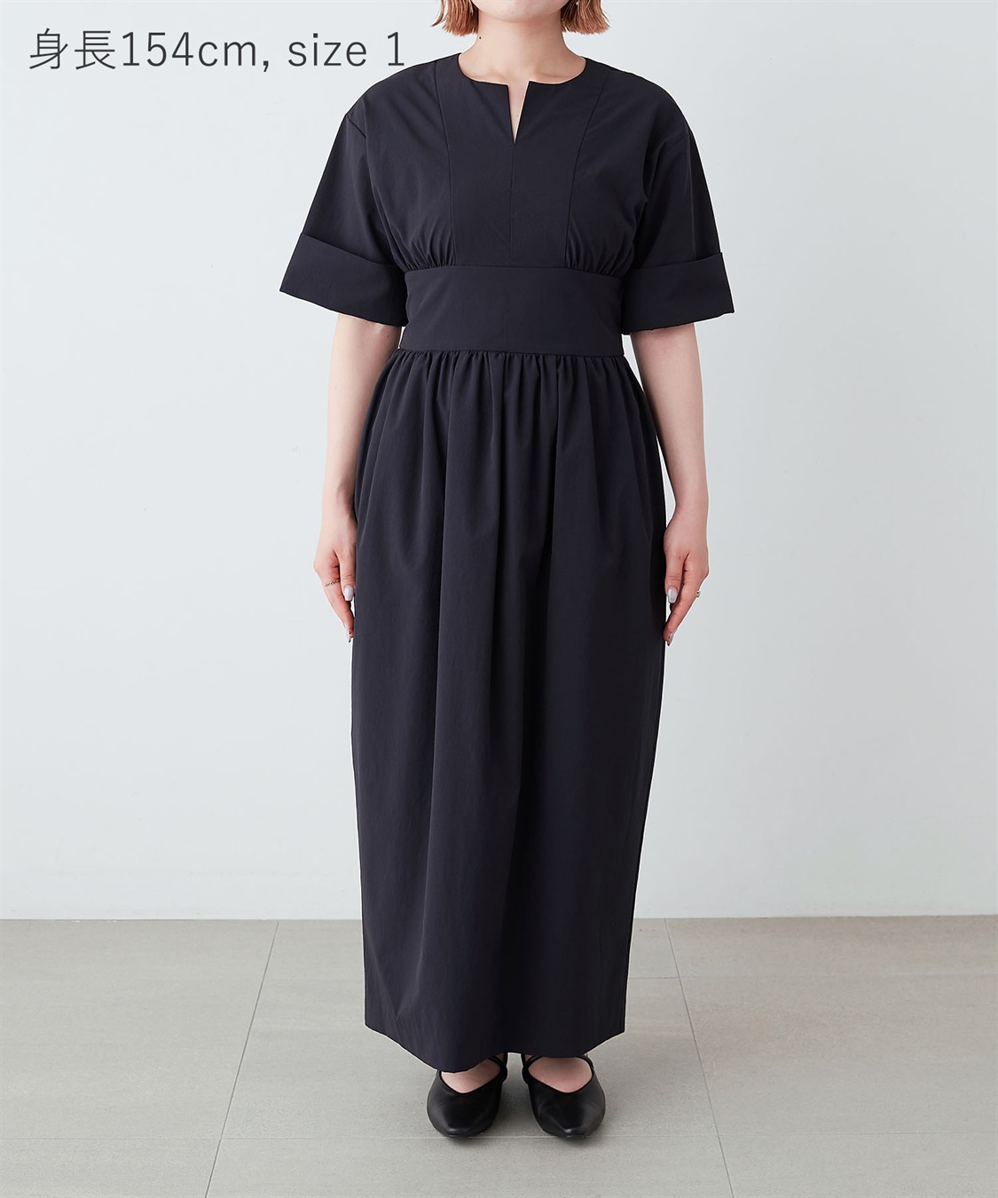 N.O.R.C ソフトタイプライターコクーンワンピース【COOL MOTION】_sub_11