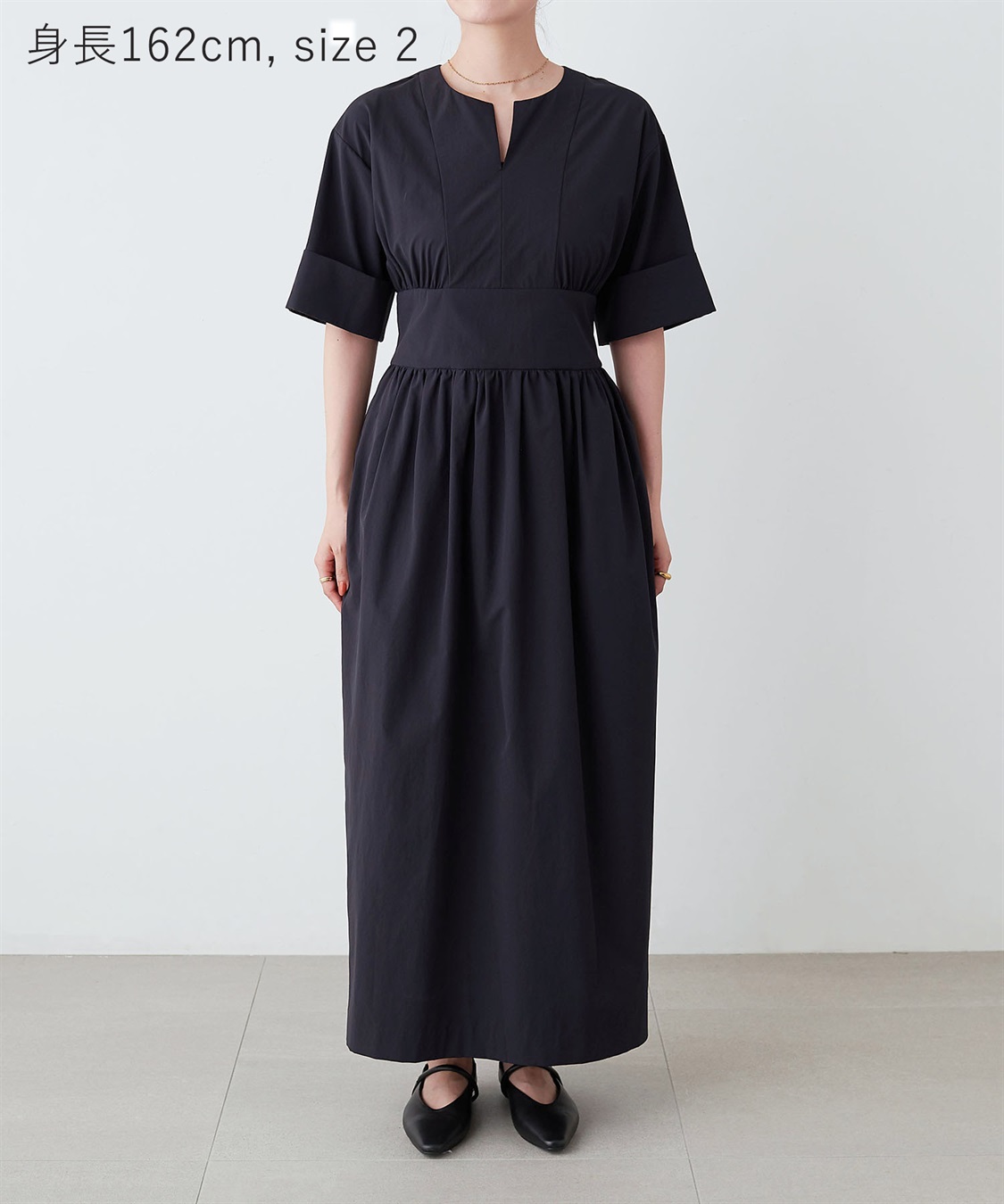 N.O.R.C ソフトタイプライターコクーンワンピース【COOL MOTION】_sub_13