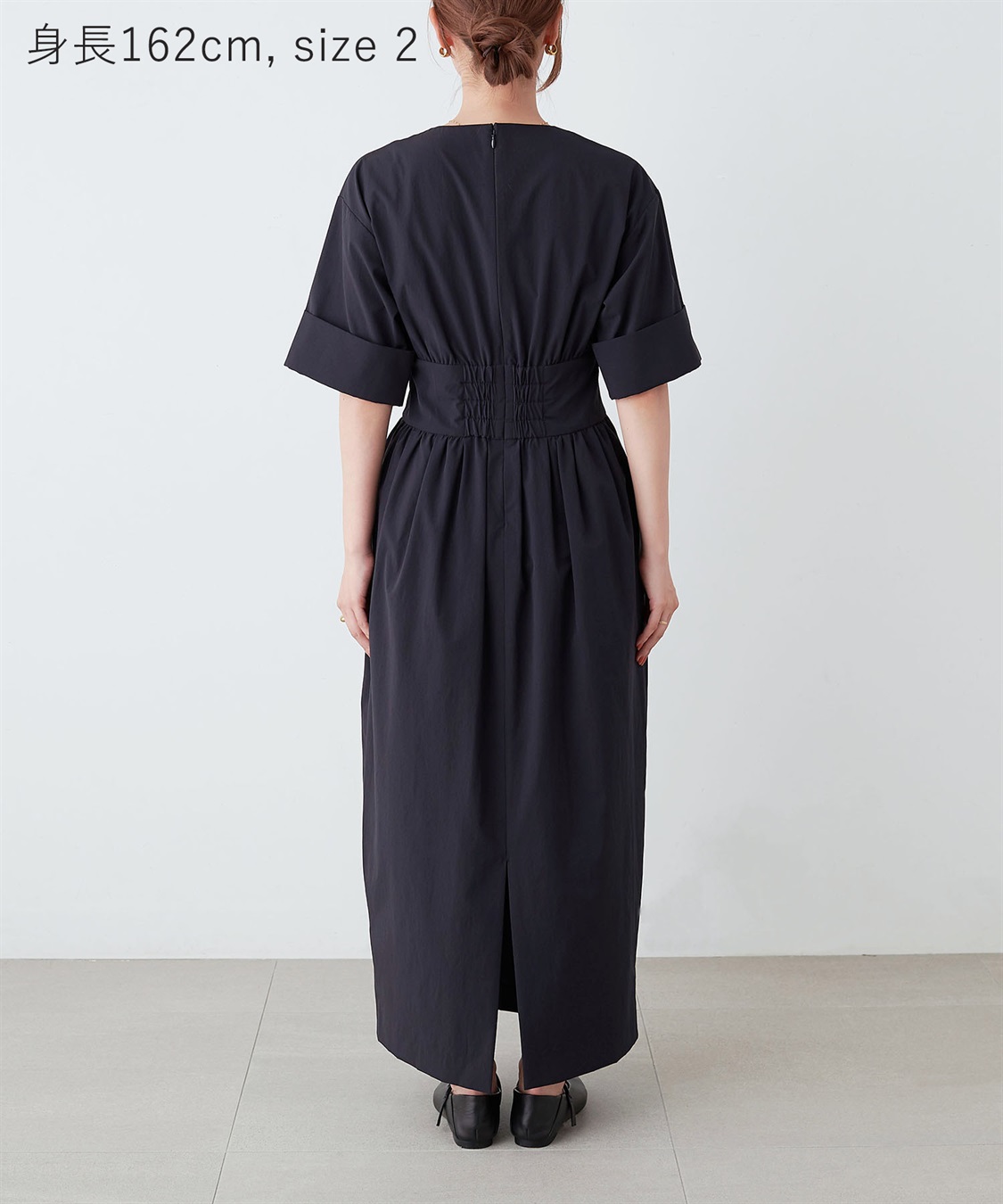 N.O.R.C ソフトタイプライターコクーンワンピース【COOL MOTION】_sub_14