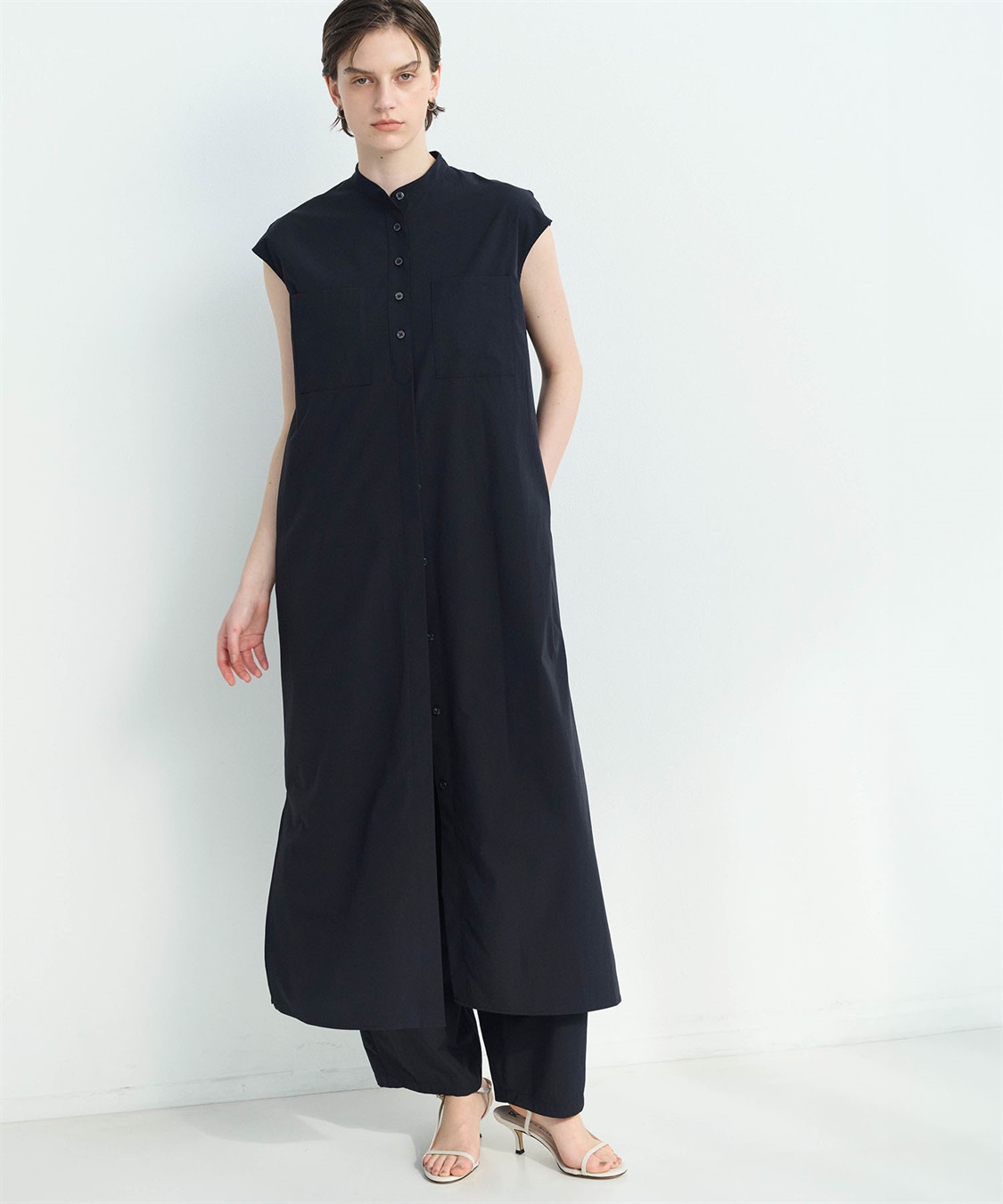 N.O.R.C ソフトタイプライターシャツワンピース【COOL MOTION】_sub_3