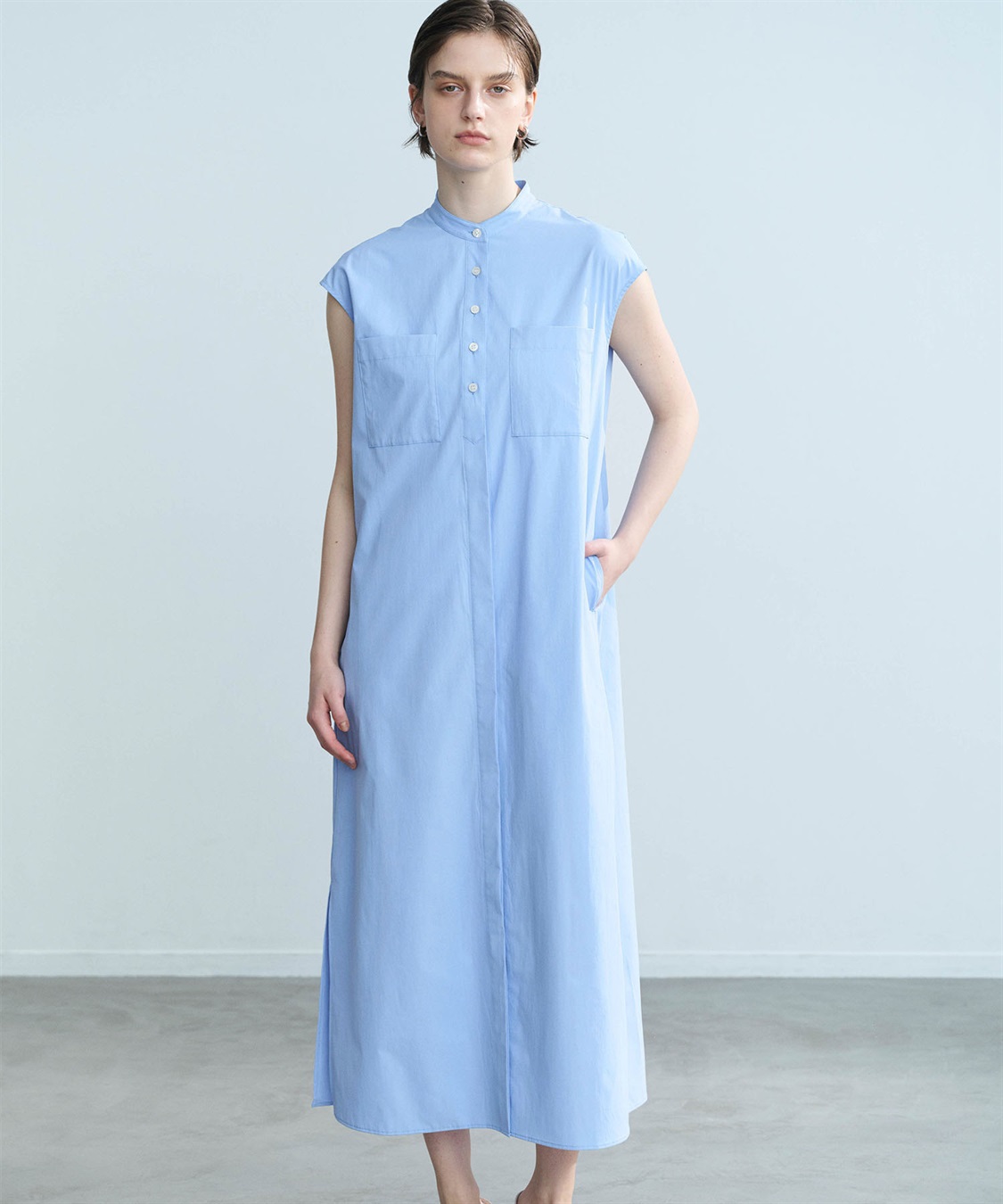 N.O.R.C ソフトタイプライターシャツワンピース【COOL MOTION】_sub_4