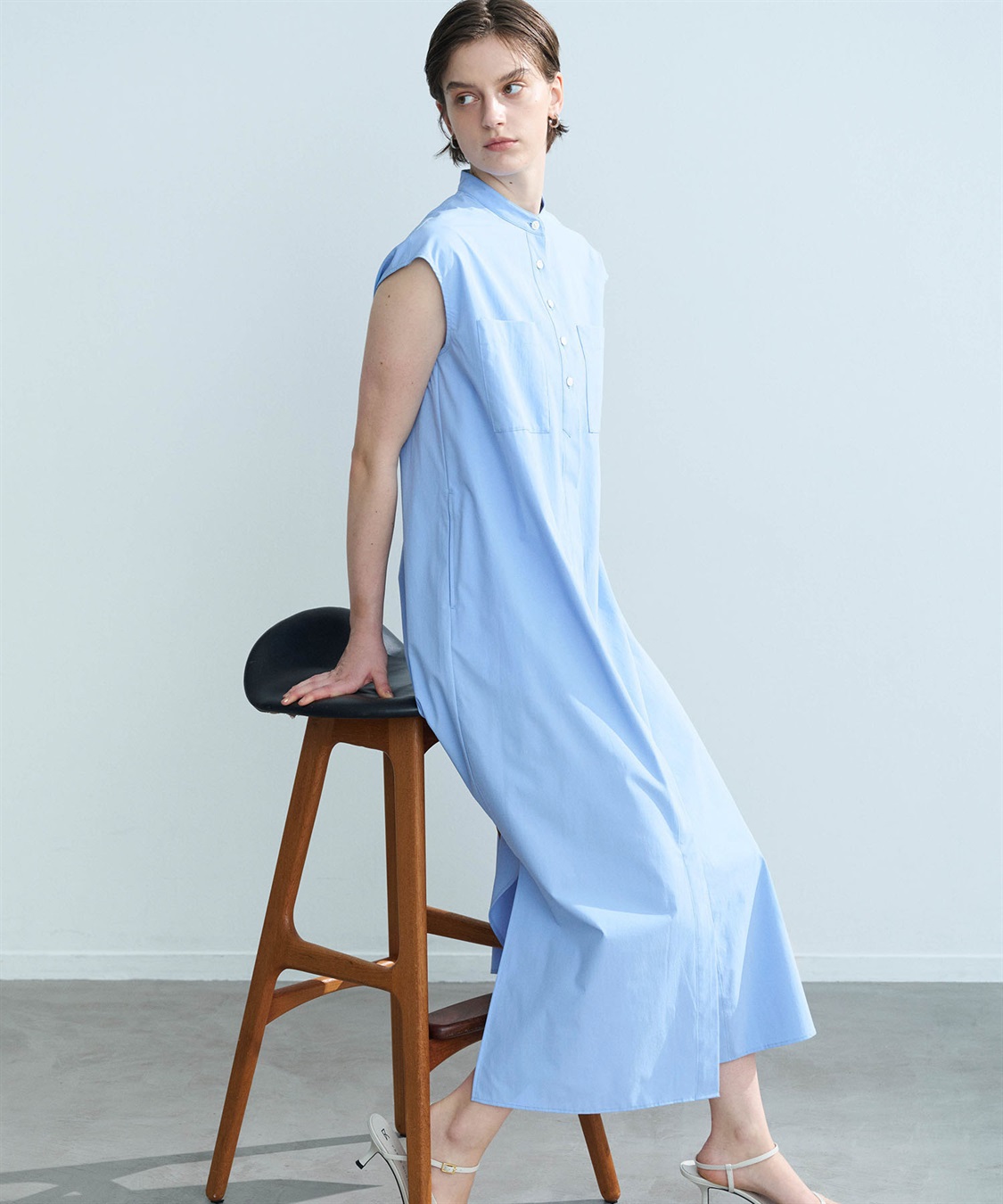 N.O.R.C ソフトタイプライターシャツワンピース【COOL MOTION】_sub_6