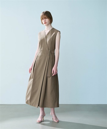 N.O.R.C カシュクールタックワンピース【DRY COMFORTABLE】_subthumb_2