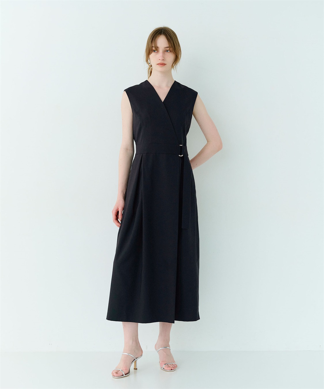 N.O.R.C カシュクールタックワンピース【DRY COMFORTABLE】_sub_5