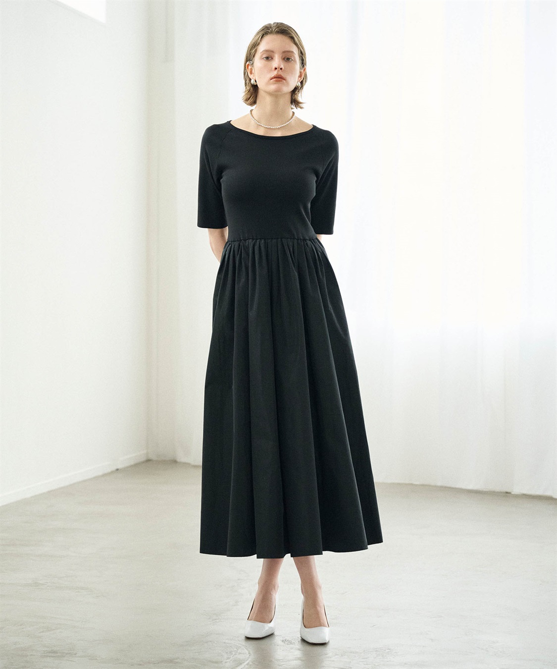 N.O.R.C ニットドッキングワンピース【BEAUTY AIRY】_sub_4