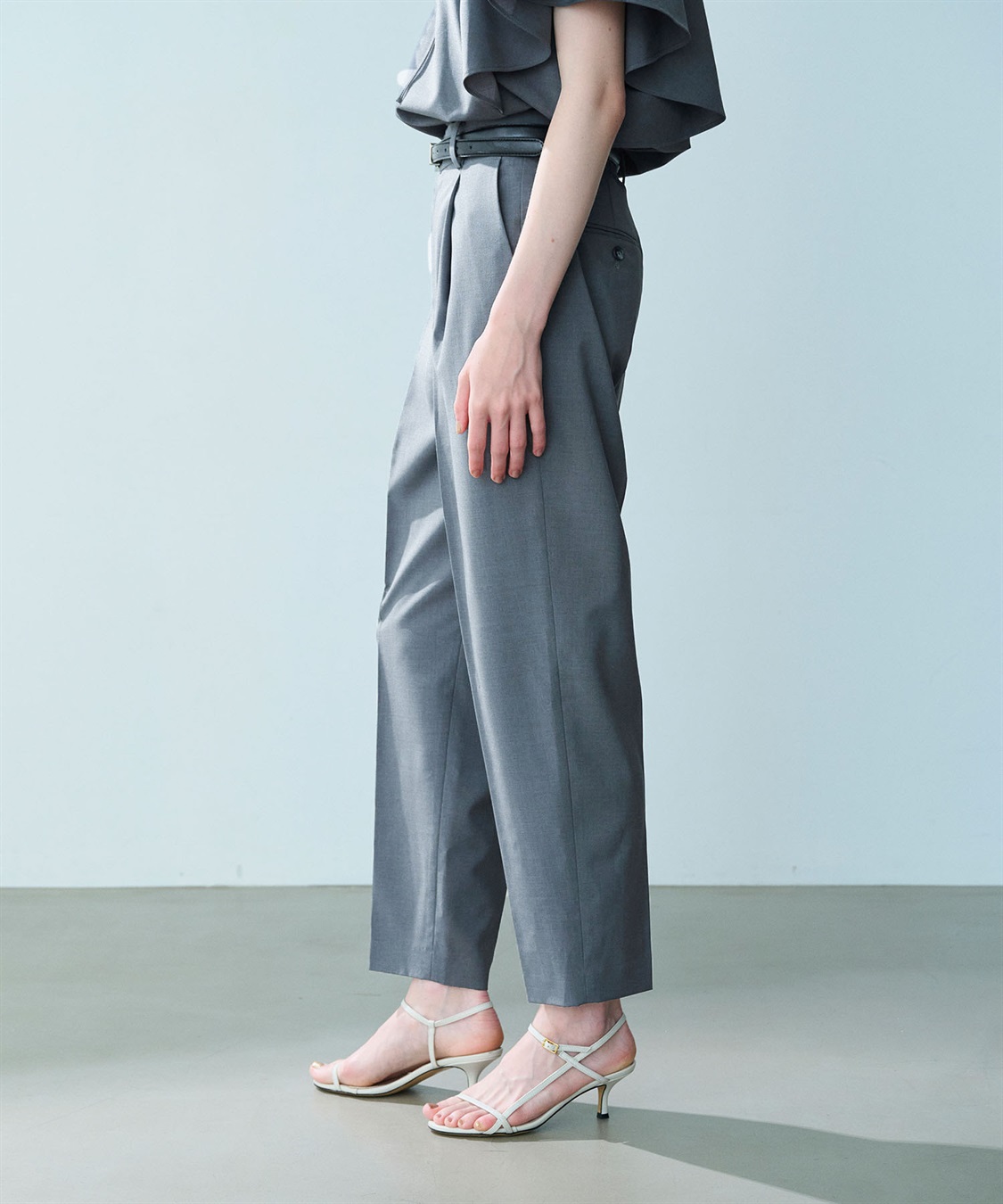 N.O.R.C ウォッシャブルテーパードパンツ【CLEAN MOTION】_sub_9