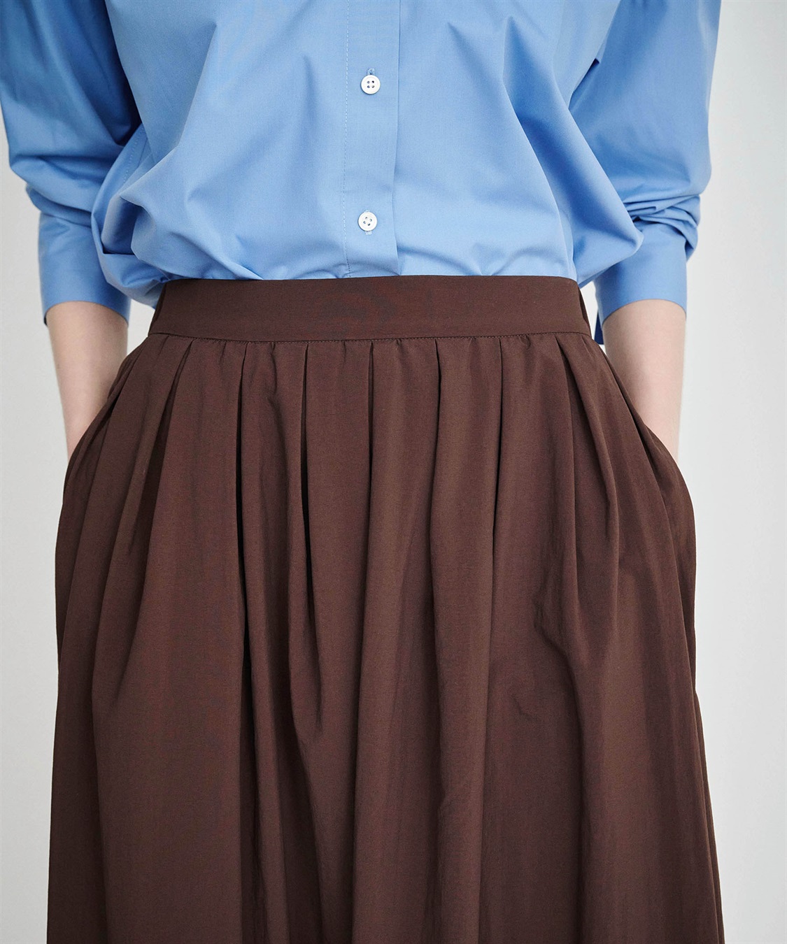 N.O.R.C 撥水ランダムタックボリュームスカート【NYLON WATER PROOF】_sub_10