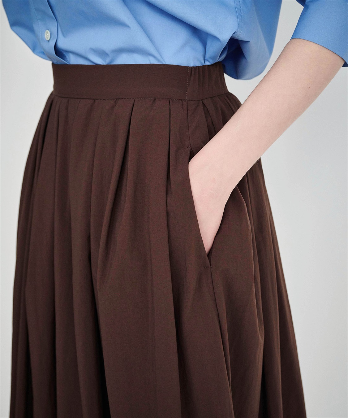 N.O.R.C 撥水ランダムタックボリュームスカート【NYLON WATER PROOF】_sub_11