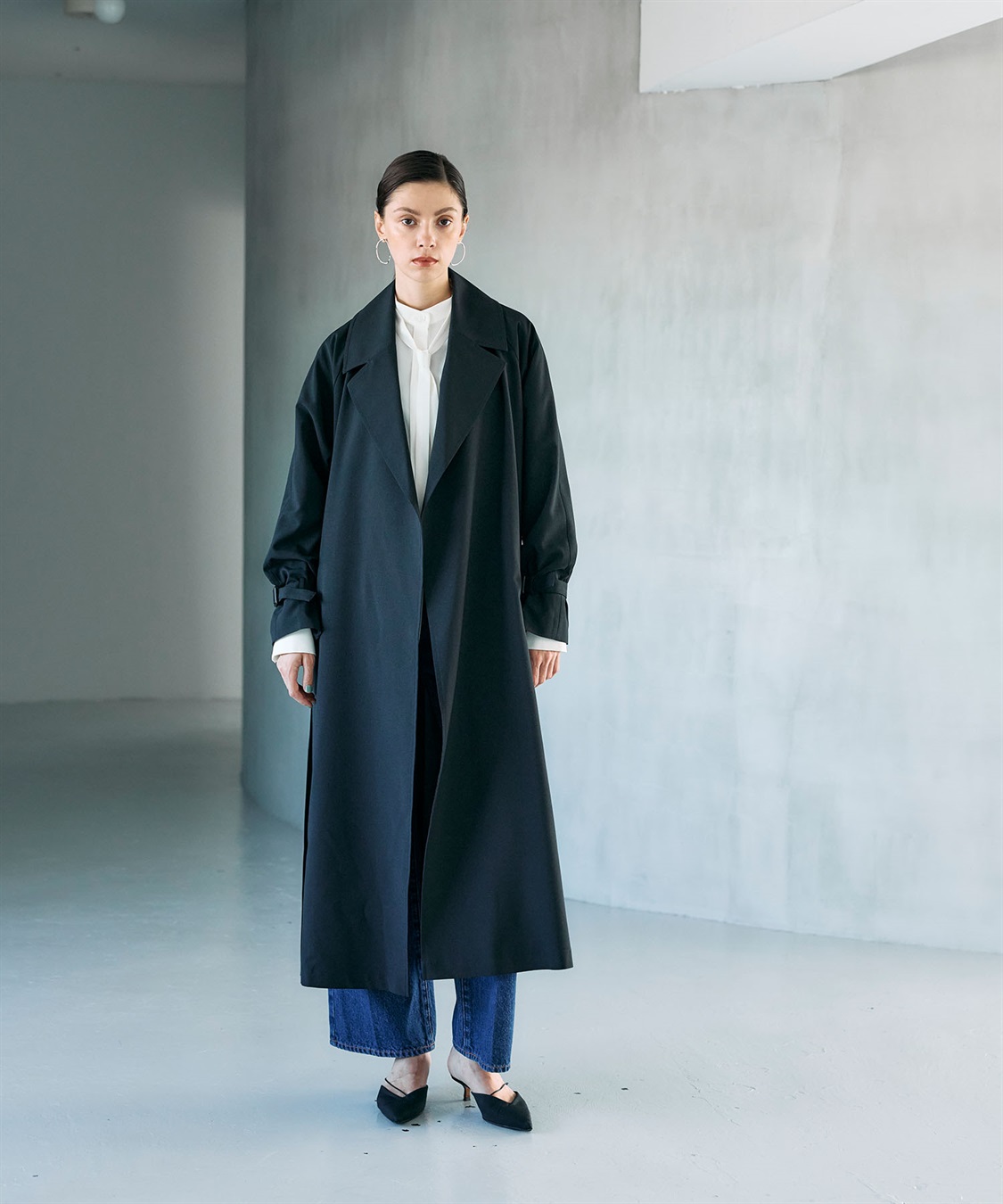 N.O.R.C ベルテッドロングコート【CLEAN MOTION】_sub_1