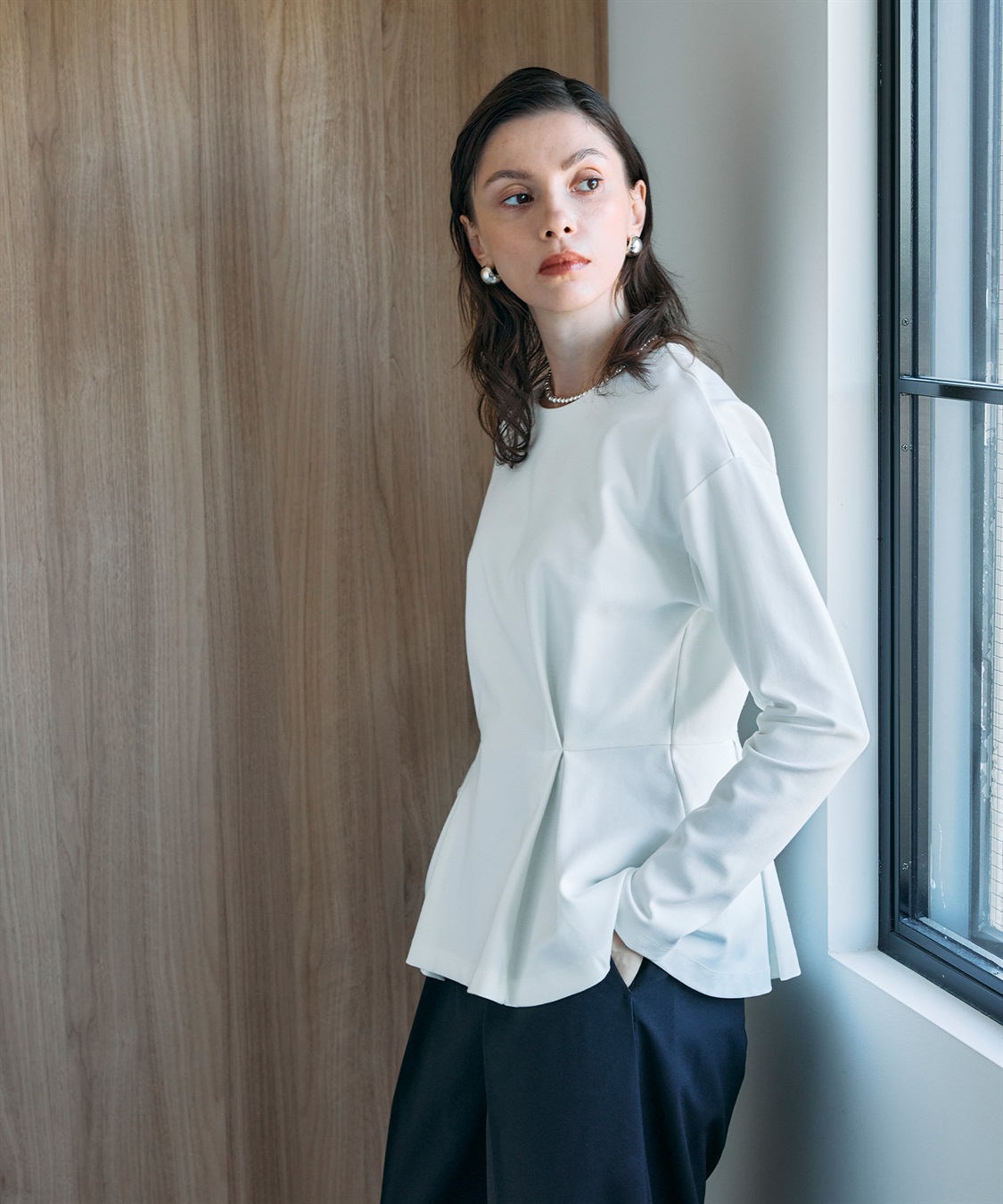 N.O.R.C タックシルエットトップス_sub_3