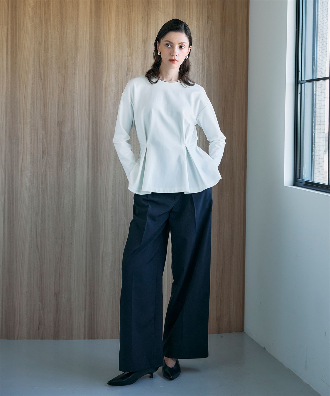 N.O.R.C タックシルエットトップス_sub_5