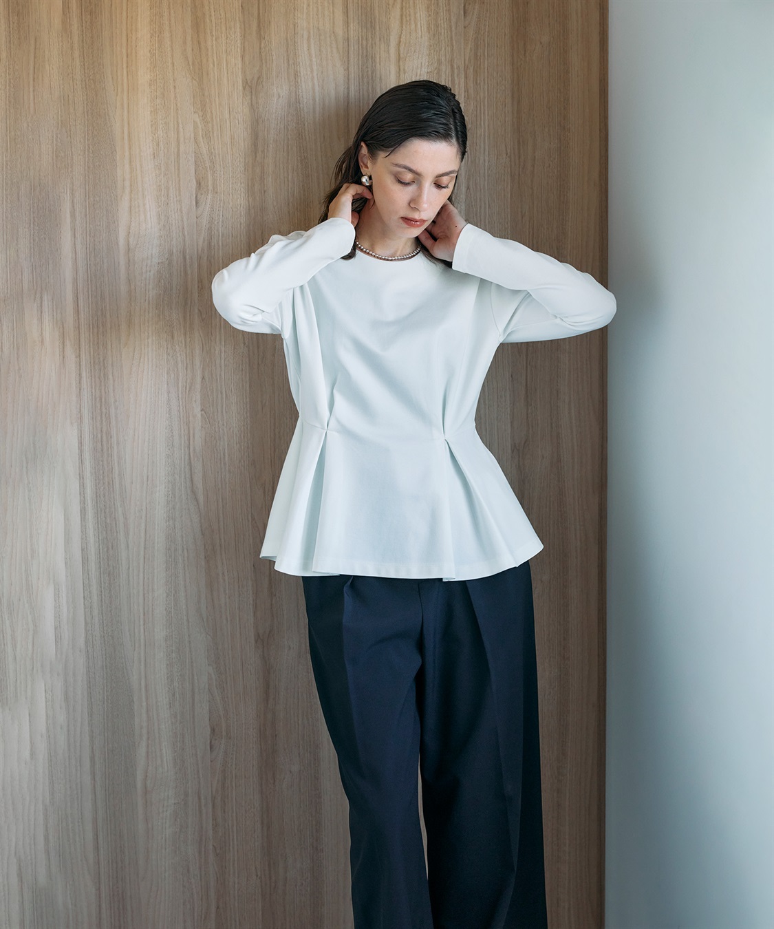 N.O.R.C タックシルエットトップス_sub_6