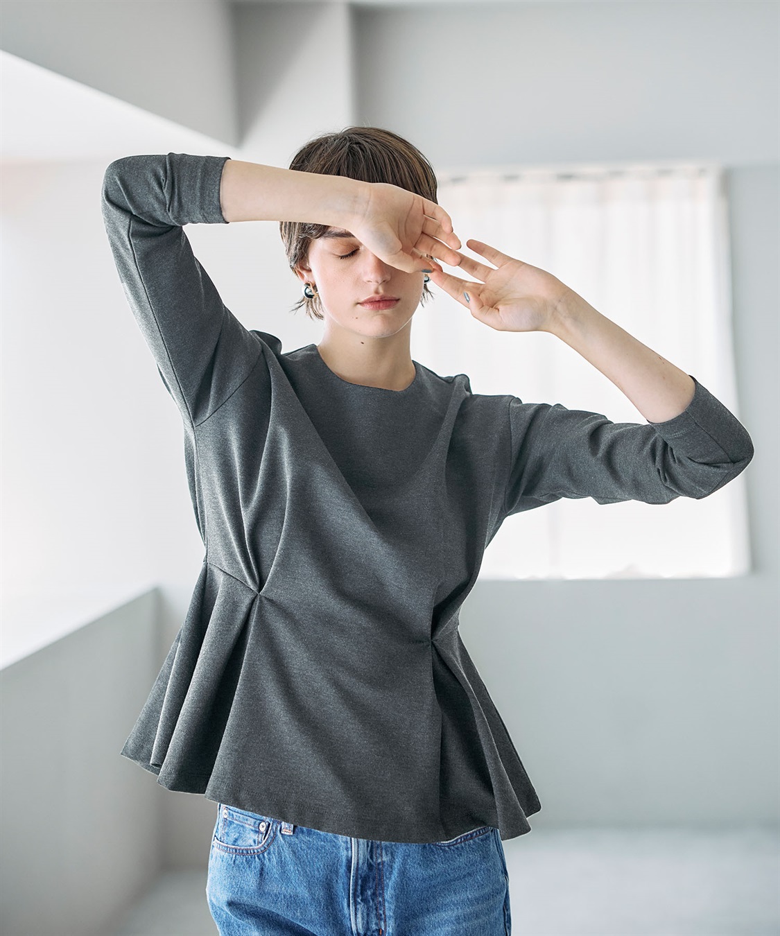 N.O.R.C タックシルエットトップス_sub_13