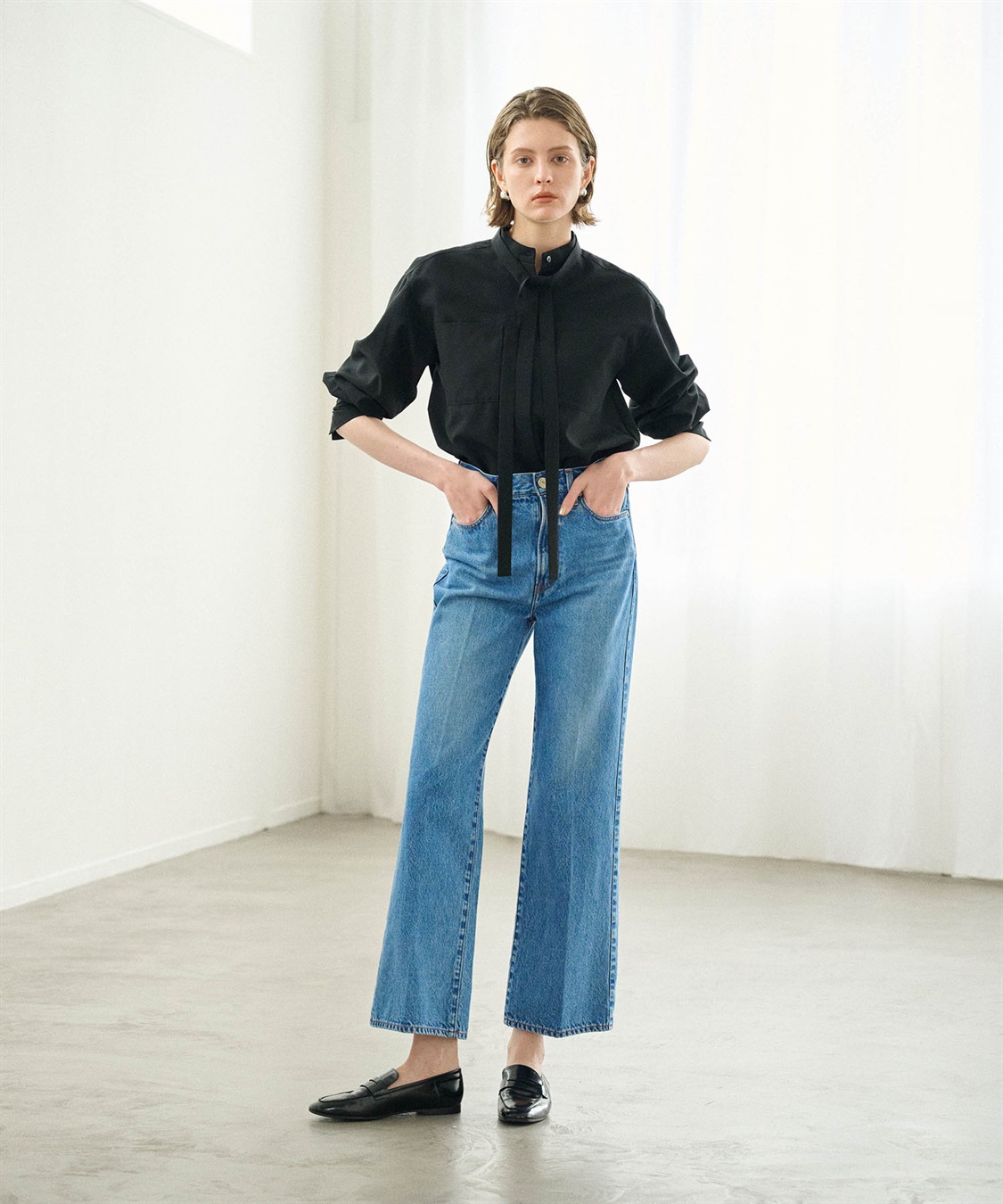 N.O.R.C ウォッシャブル2WAYバンドカラーシャツ【CLEAN MOTION】_sub_3