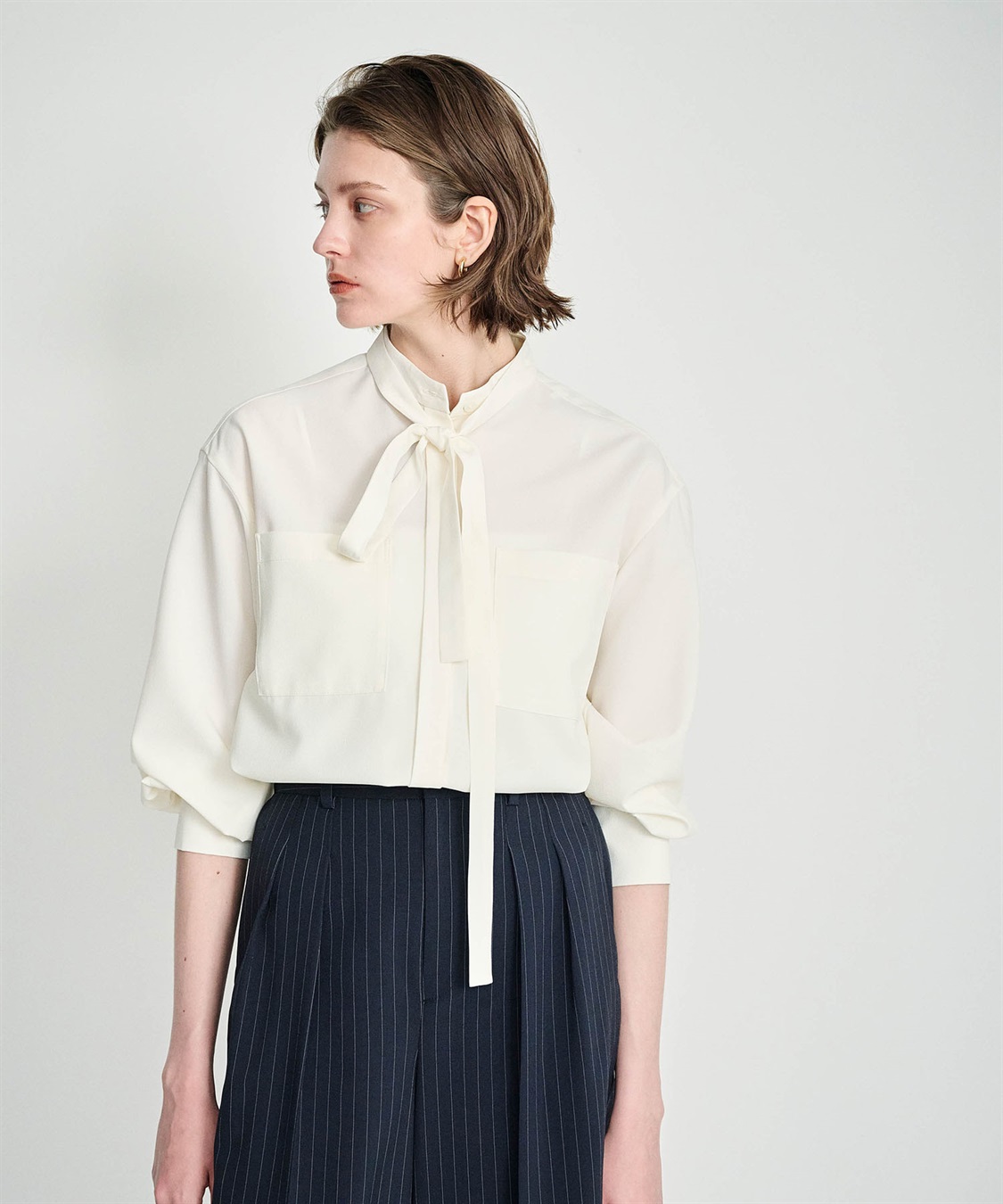 N.O.R.C ウォッシャブル2WAYバンドカラーシャツ【CLEAN MOTION】_sub_11