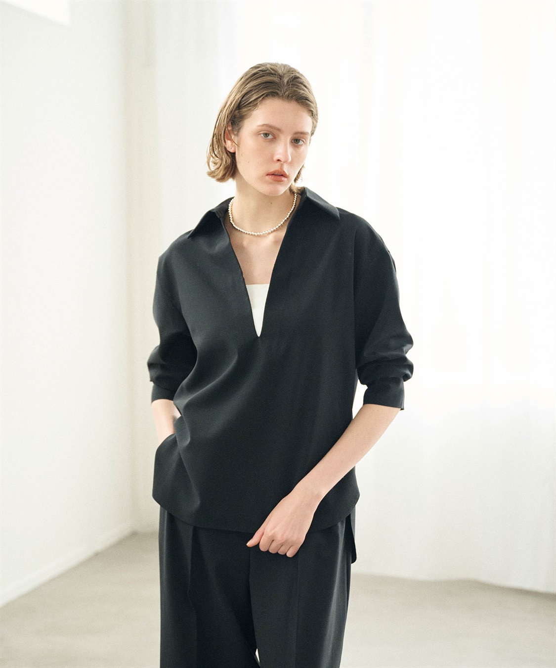 N.O.R.C ウォッシャブルスキッパーシャツ【CLEAN MOTION】_sub_2