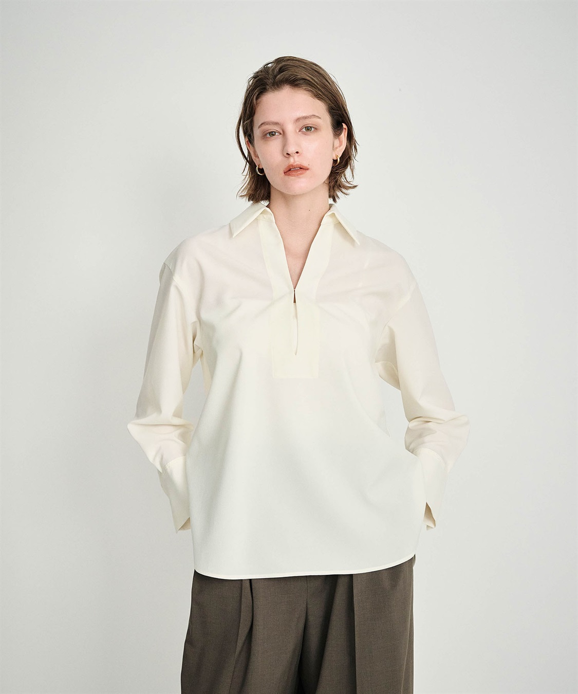 N.O.R.C ウォッシャブルスキッパーシャツ【CLEAN MOTION】_sub_6