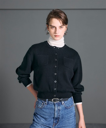 【美品】 RHC コットン カシミヤ カーディガン ブラック L 美品】 RHC コットン カシミヤ カーディガン ブラック L - メルカリ