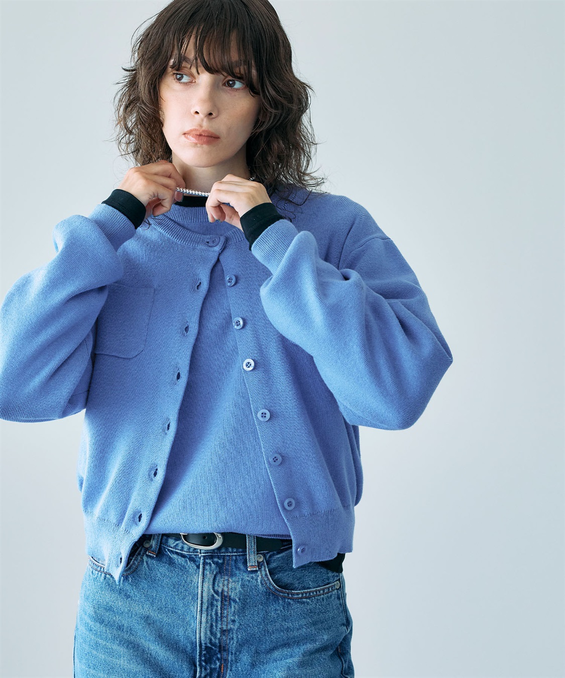 N.O.R.C コットンカシミヤニットカーディガン_sub_5