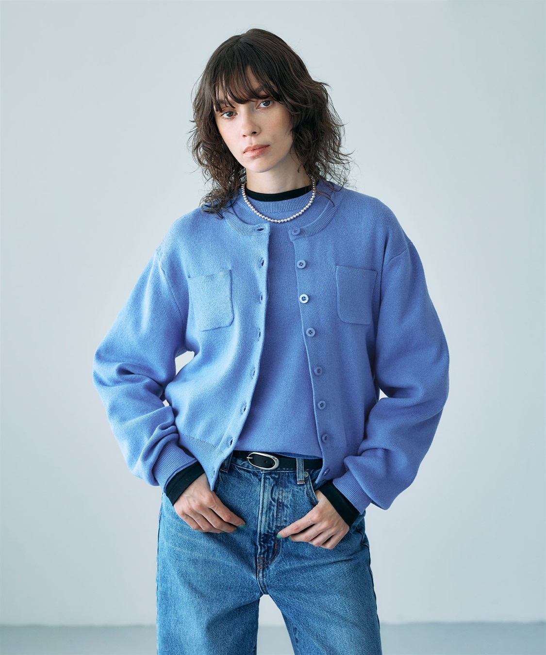 N.O.R.C コットンカシミヤニットカーディガン_sub_8